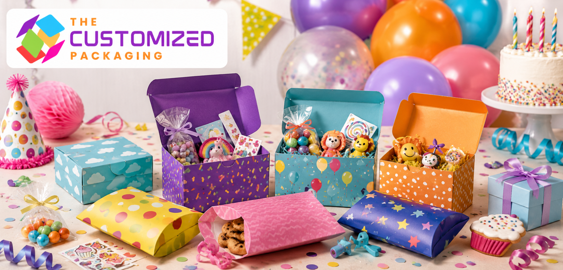 Printing Cardstock Party Favor Boxes